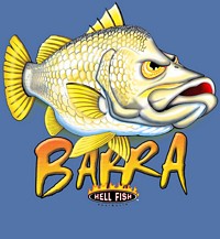 Mens - Hell Fish Barra on Ocean