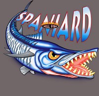 Mens - Hell Fish Spaniard on Charcoal